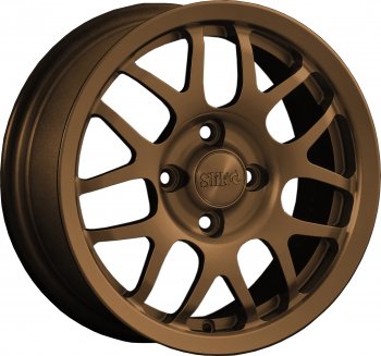 Кованый диск Slik Classik 6x14 (Металлик коньячная бронза. Глянец)  (Цвет: Металлик коньячная бронза. Глянец)
