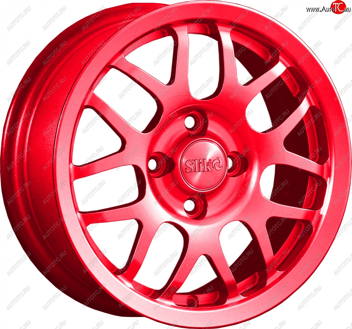 12 799 р. Кованый диск Slik Classik 6x14 (RAL 3026 ярко-алый)   (Цвет: RAL 3026 ярко-алый)  с доставкой в г. Керчь
