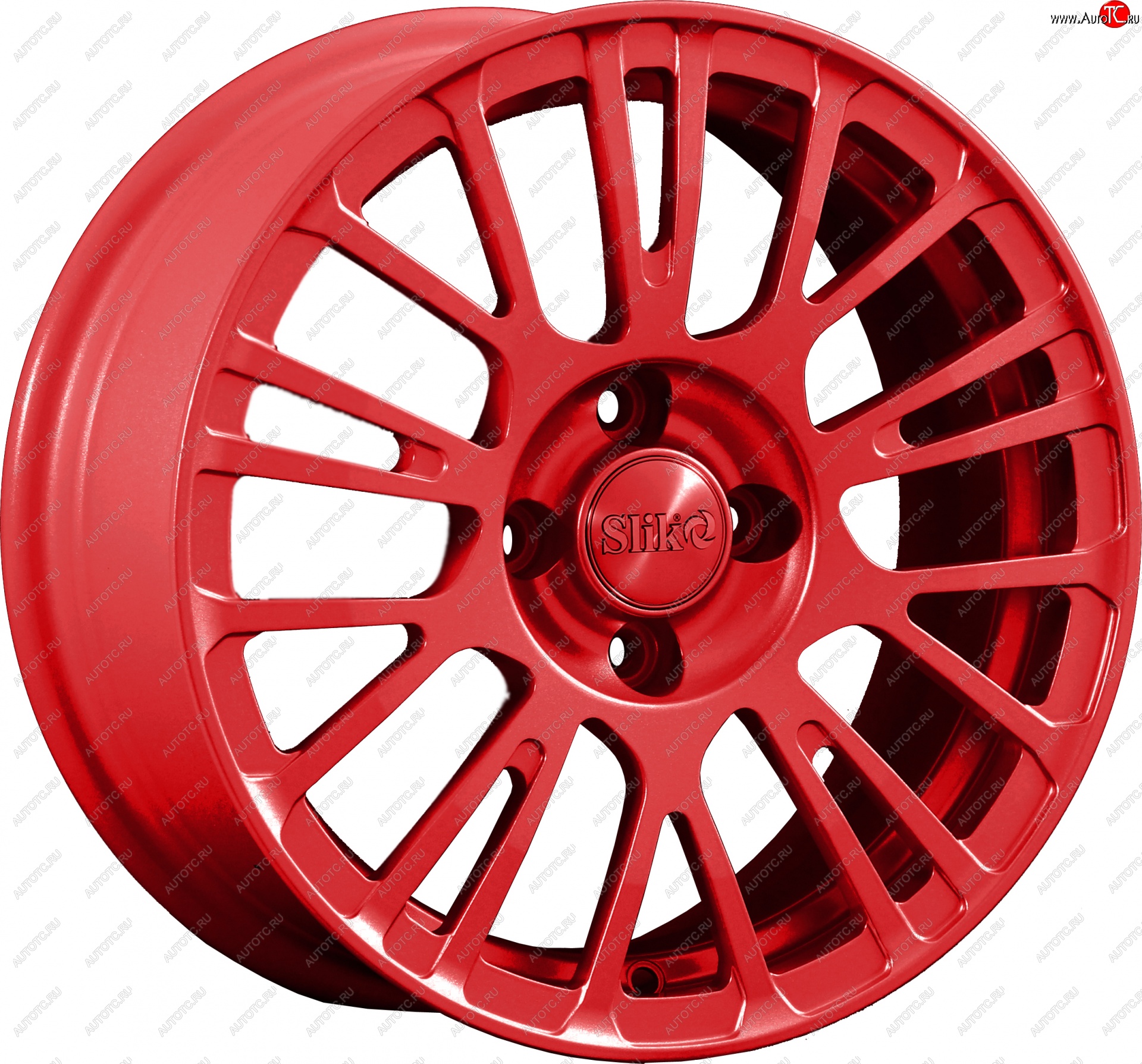 11 899 р. Кованый диск Slik Classik 6.5x15 (Красный)   (Цвет: Красный)  с доставкой в г. Керчь