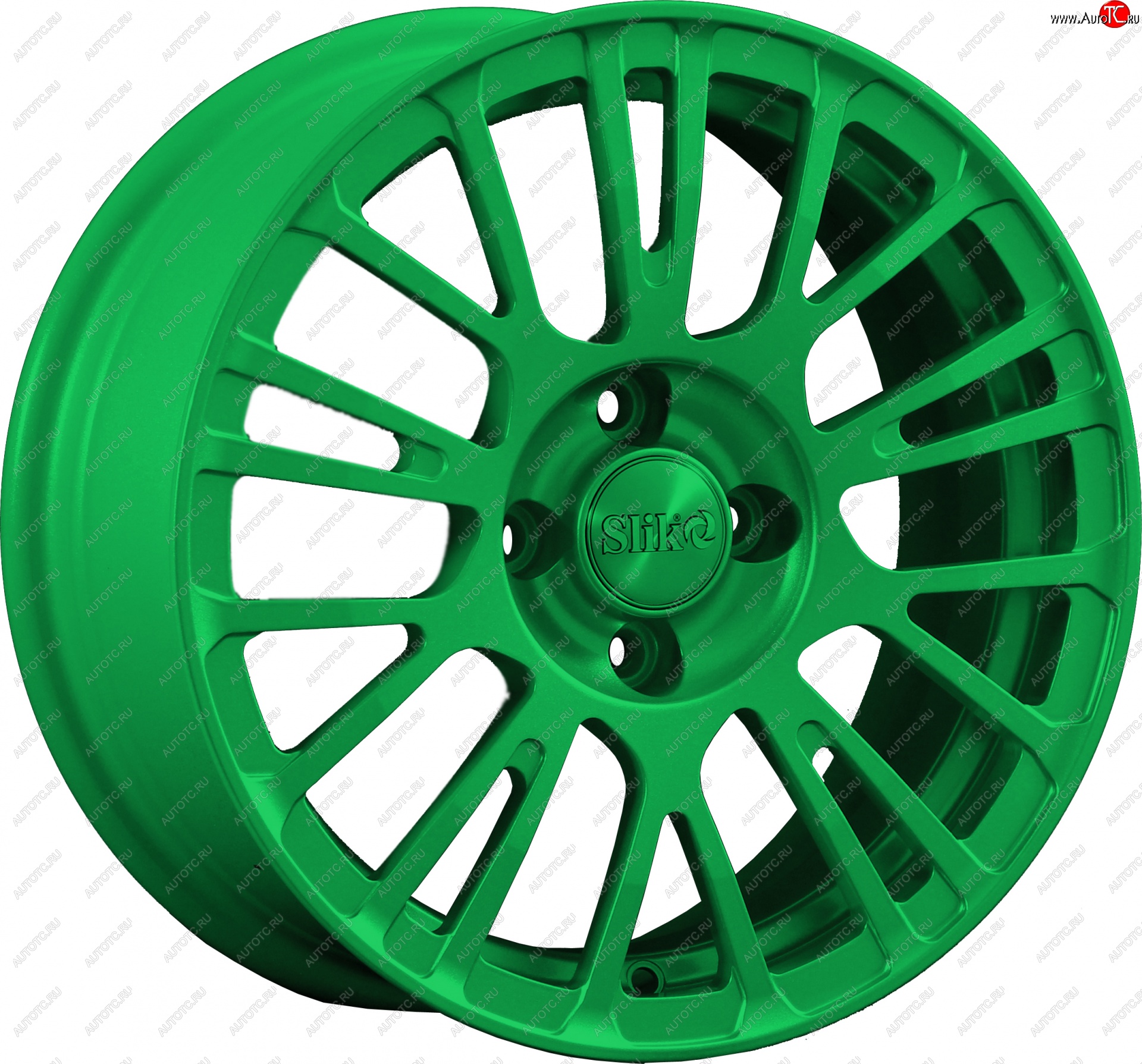 11 899 р. Кованый диск Slik Classik 6.5x15 (Зеленый)   (Цвет: Зеленый)  с доставкой в г. Керчь