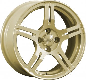 Кованый диск Slik Classik 6.5x15 (Металлик золотой) Audi A4 B6 универсал (2000-2006) 5x112.0xDIA57.1xET33.0