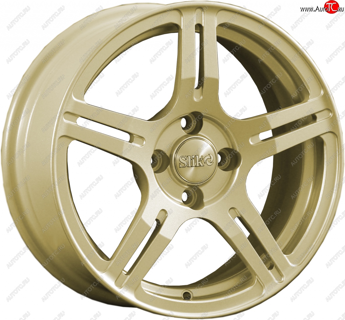 15 249 р. Кованый диск Slik Classik 6.5x15 (Металлик золотой)   (Цвет: Металлик золотой)  с доставкой в г. Керчь