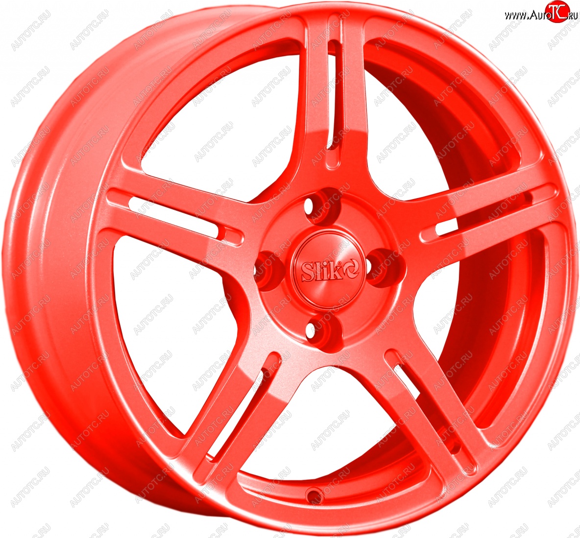 15 249 р. Кованый диск Slik Classik 6.5x15 (Candy алый)   (Цвет: Candy алый)  с доставкой в г. Керчь