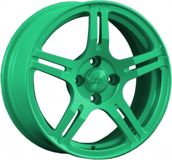 Кованый диск Slik Classik 6.5x15 (Candy изумрудно-зеленый)  (Цвет: Candy изумрудно-зеленый)
