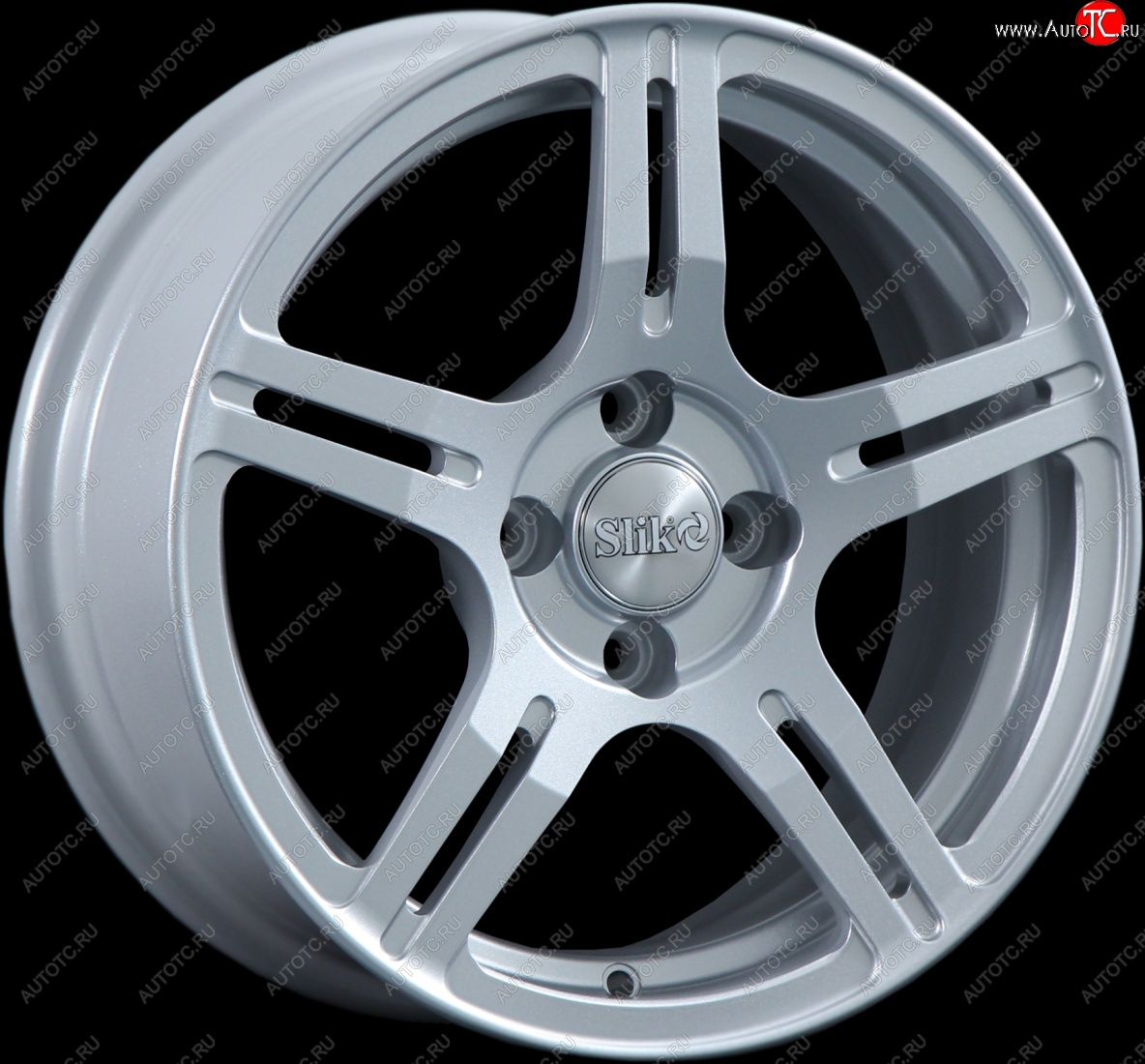 15 249 р. Кованый диск Slik Classik 6.5x15 (Серебристый светлый)   (Цвет: Серебристый светлый)  с доставкой в г. Керчь