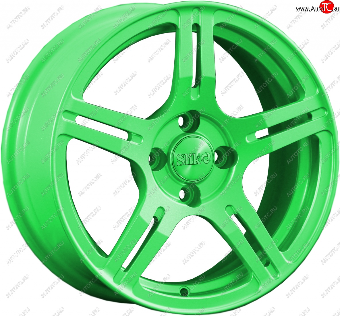 15 249 р. Кованый диск Slik Classik 6.5x15 (RAL 6038 ярко-зеленый)   (Цвет: RAL 6038 ярко-зеленый)  с доставкой в г. Керчь