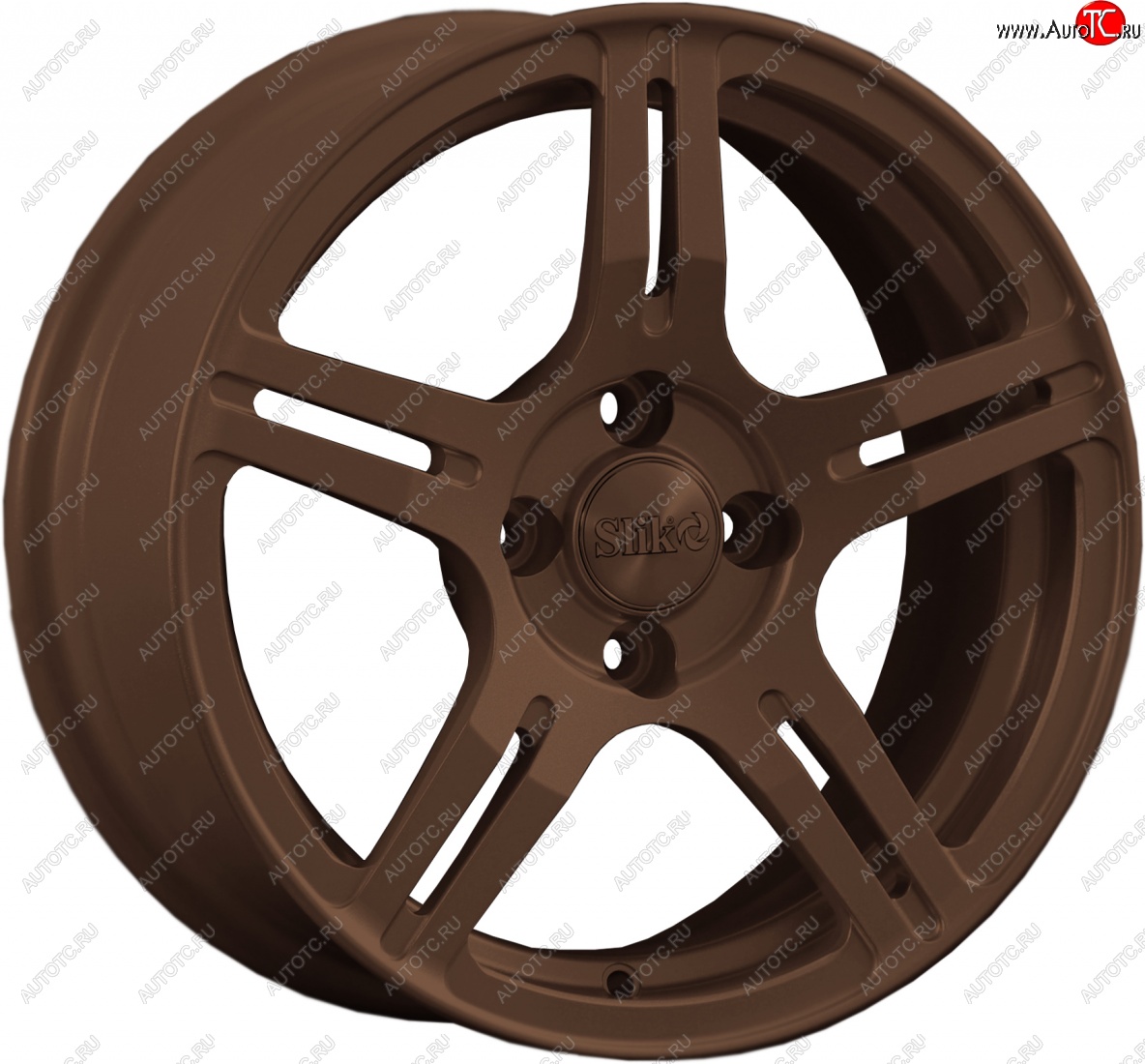 15 249 р. Кованый диск Slik Classik 6.5x15 (Металлик бронза)   (Цвет: Металлик бронза)  с доставкой в г. Керчь