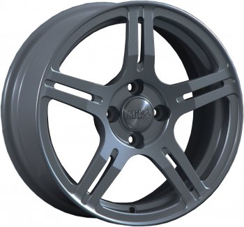 Кованый диск Slik Classik 6.5x15 (Металлик графит глянцевый)  (Цвет: Металлик графит глянцевый)