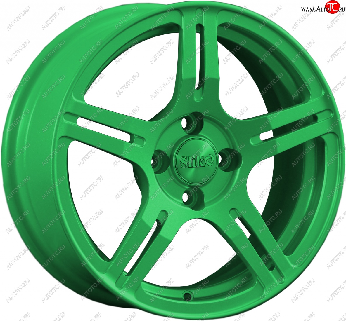 15 249 р. Кованый диск Slik Classik 6.5x15 (Зеленый)   (Цвет: Зеленый)  с доставкой в г. Керчь