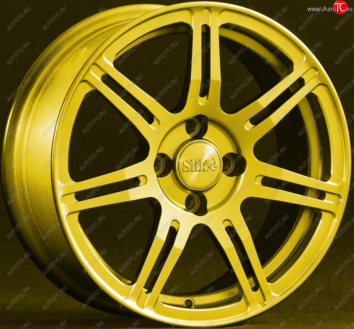 15 249 р. Кованый диск Slik Classik 6.5x15 (Ярко-желтый RAL 1021)   (Цвет: Ярко-желтый RAL 1021)  с доставкой в г. Керчь