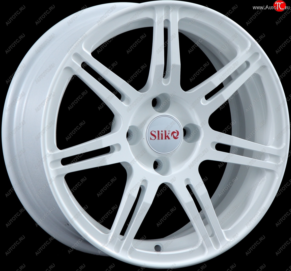 15 249 р. Кованый диск Slik Classik 6.5x15 (Белый)   (Цвет: Белый)  с доставкой в г. Керчь