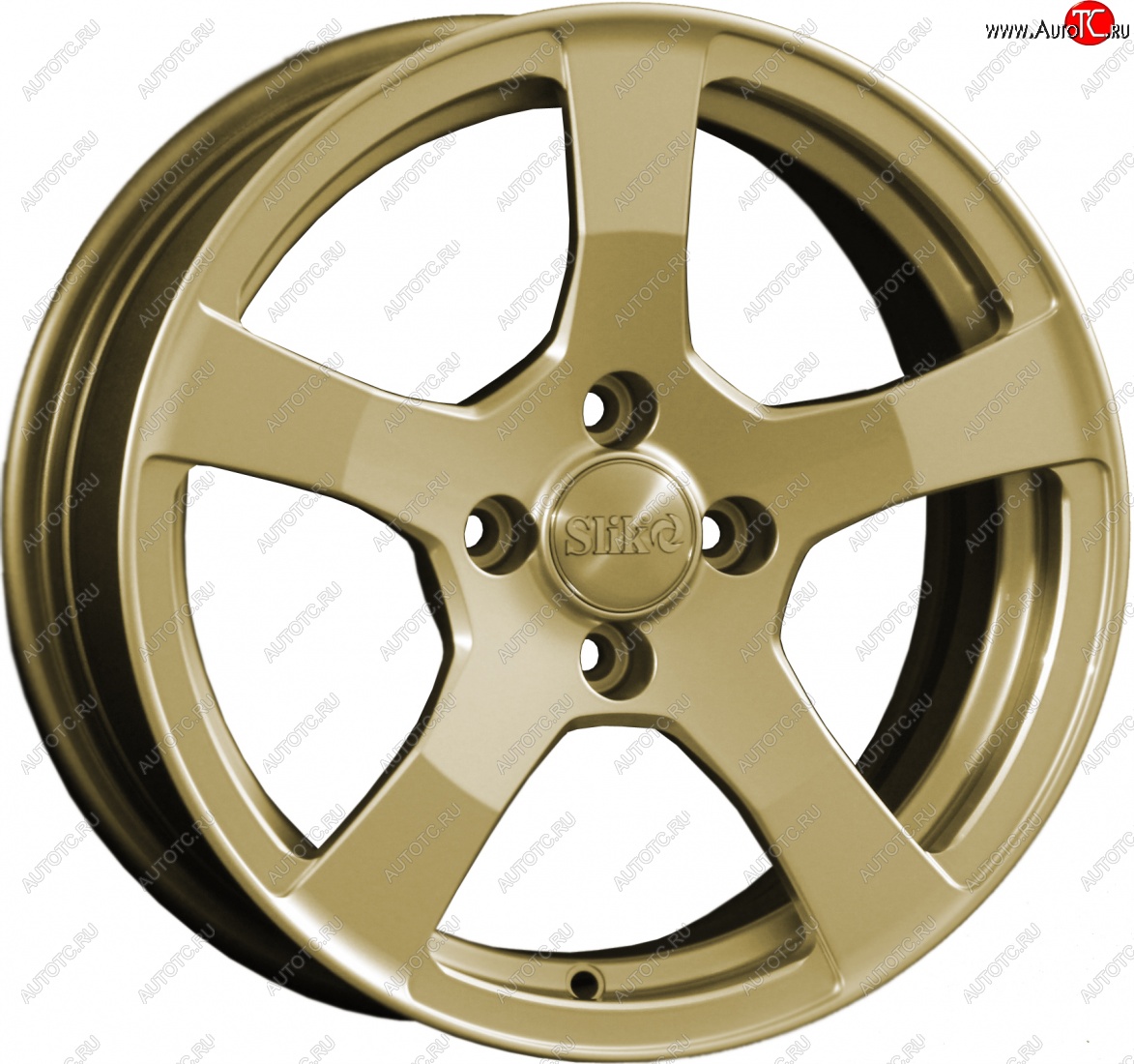 15 599 р. Кованый диск Slik Classik 6.5x15 (Металлик золотой)   (Цвет: Металлик золотой)  с доставкой в г. Керчь