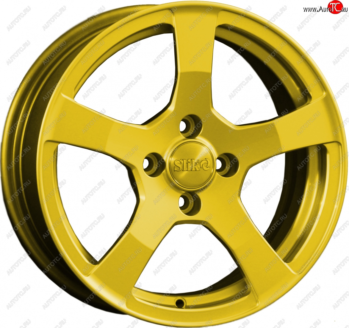 15 599 р. Кованый диск Slik Classik 6.5x15 (Ярко-желтый RAL 1021)   (Цвет: Ярко-желтый RAL 1021)  с доставкой в г. Керчь