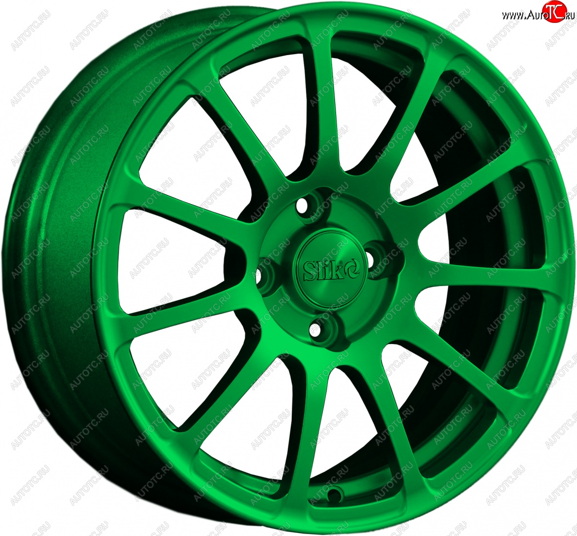15 599 р. Кованый диск Slik Classik 6.5x15 (Зеленый)   (Цвет: Зеленый)  с доставкой в г. Керчь