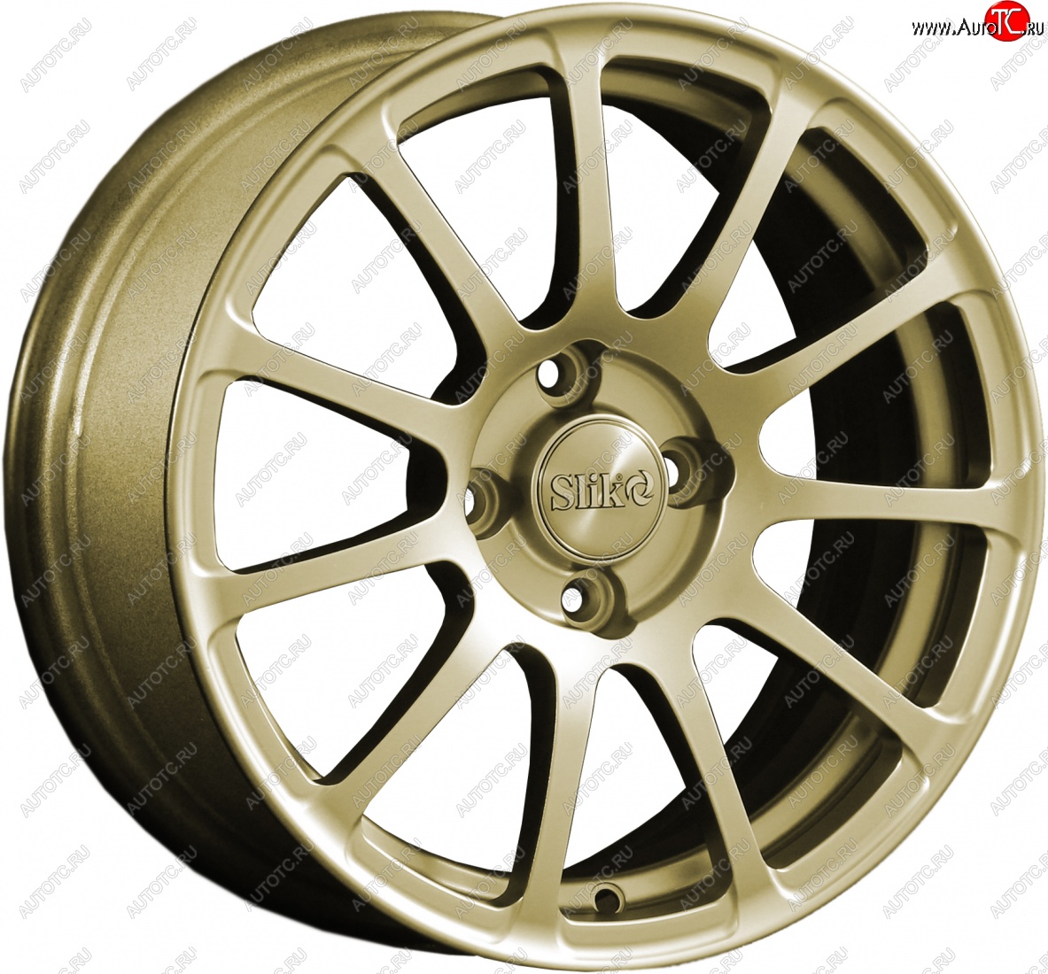 15 599 р. Кованый диск Slik Classik 6.5x15 (Металлик золотой)   (Цвет: Металлик золотой)  с доставкой в г. Керчь