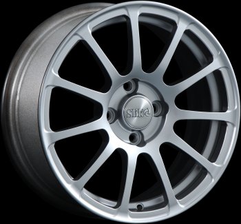 Кованый диск Slik Classik 6.5x15 (Серебристый светлый) Audi A6 C6 дорестайлинг, универсал (2004-2008) 5x112.0xDIA57.1xET45.0