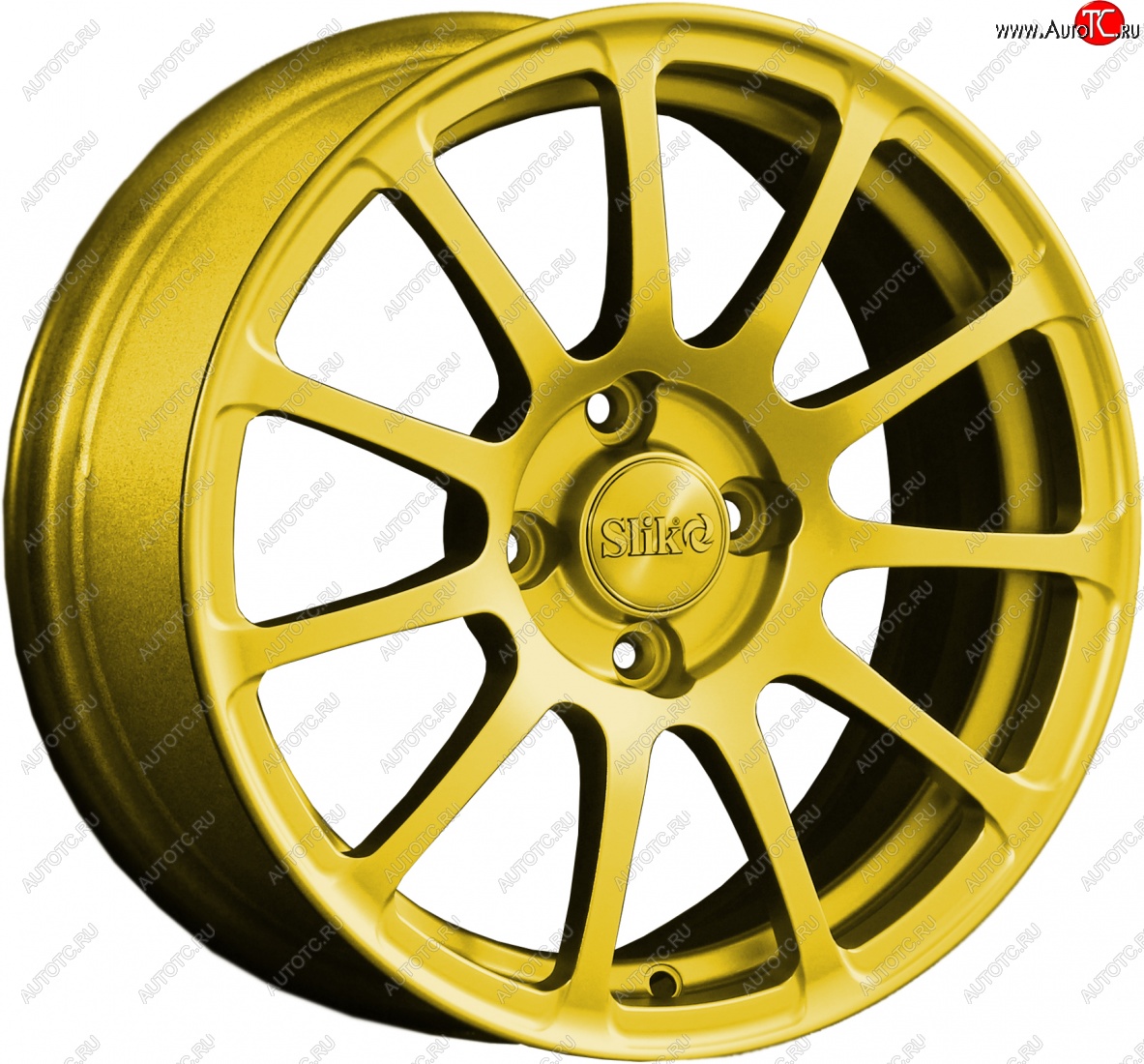 15 599 р. Кованый диск Slik Classik 6.5x15 (Ярко-желтый RAL 1021)   (Цвет: Ярко-желтый RAL 1021)  с доставкой в г. Керчь