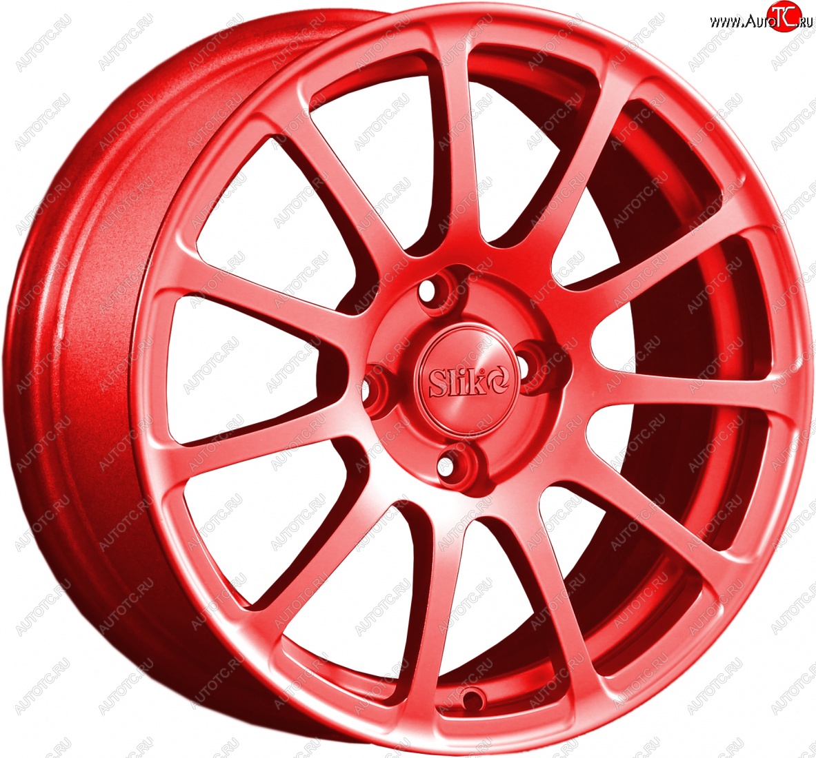 15 599 р. Кованый диск Slik Classik 6.5x15 (RAL 3026 ярко-алый)   (Цвет: RAL 3026 ярко-алый)  с доставкой в г. Керчь
