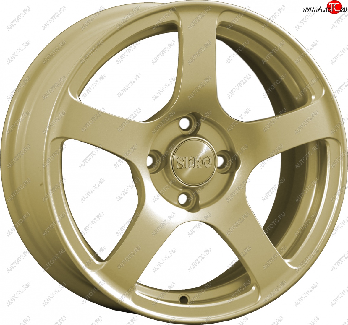 15 249 р. Кованый диск Slik Classik 6.5x15 (Металлик золотой)   (Цвет: Металлик золотой)  с доставкой в г. Керчь