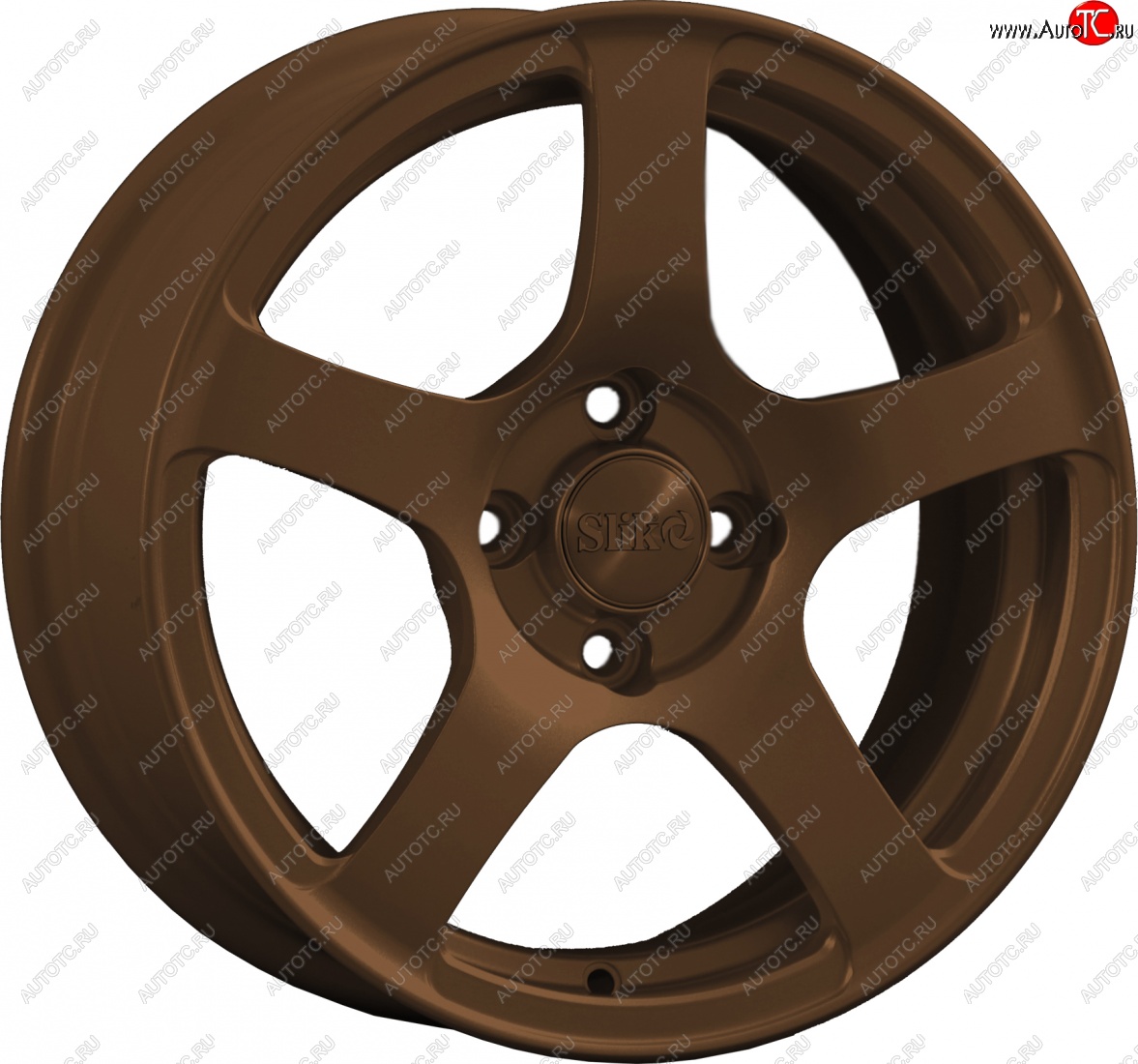 15 249 р. Кованый диск Slik Classik 6.5x15 (Металлик коньячная бронза. Матовый)   (Цвет: Металлик коньячная бронза. Матовый)  с доставкой в г. Керчь