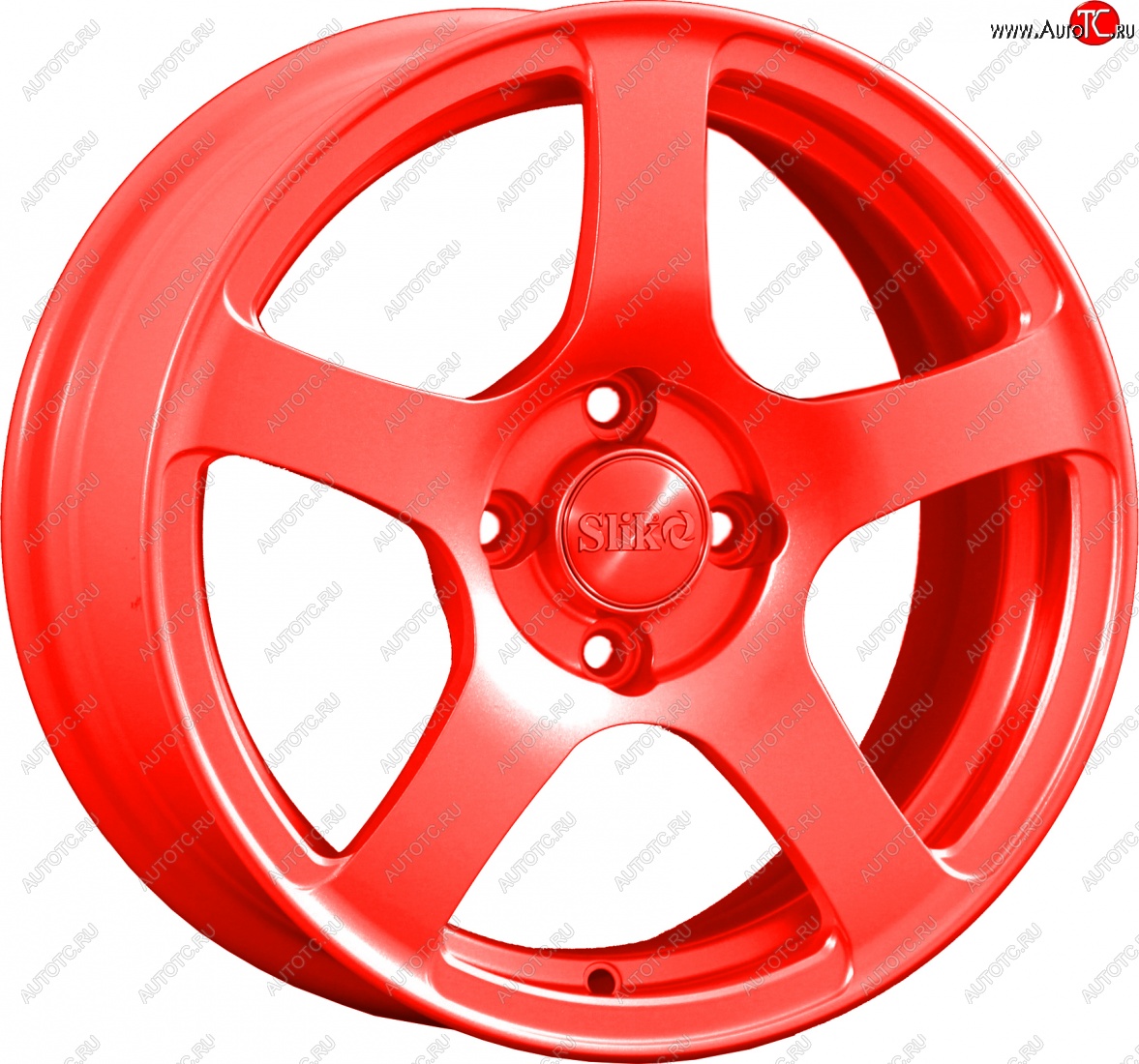 15 249 р. Кованый диск Slik Classik 6.5x15 (Candy алый)   (Цвет: Candy алый)  с доставкой в г. Керчь