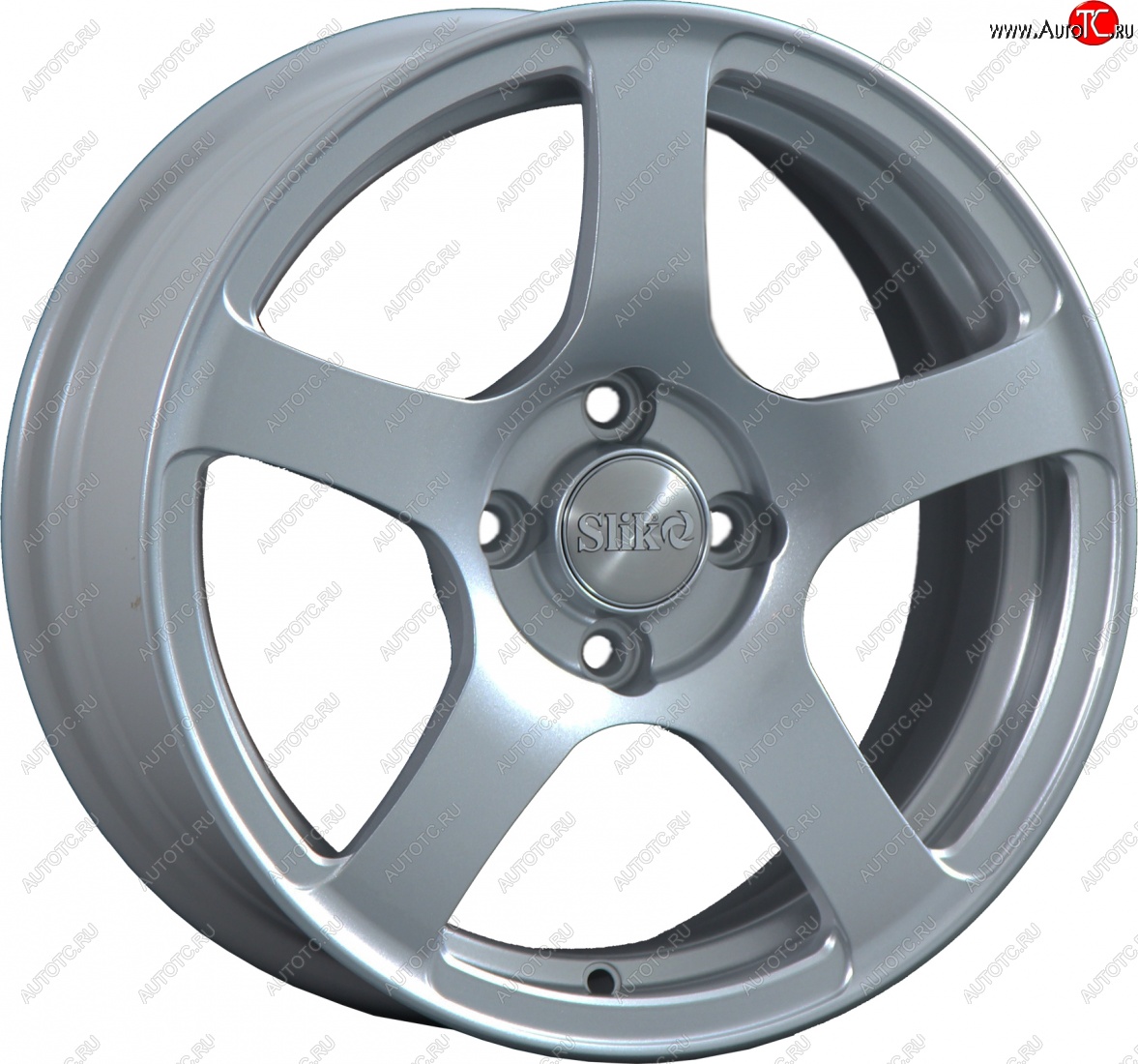 15 249 р. Кованый диск Slik Classik 6.5x15 (Серебристый тёмный)   (Цвет: Серебристый тёмный)  с доставкой в г. Керчь