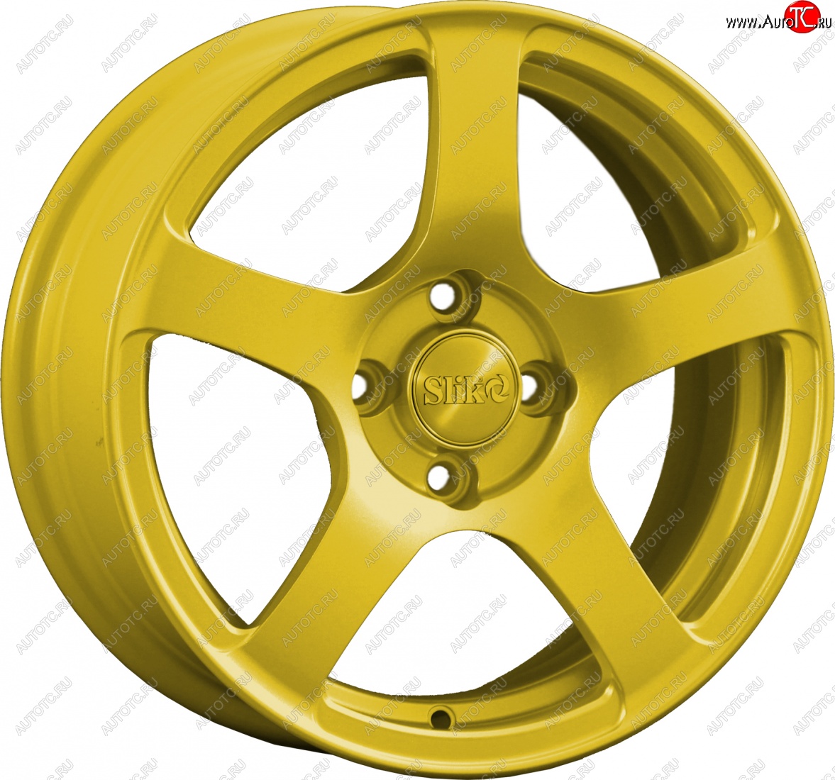 15 249 р. Кованый диск Slik Classik 6.5x15 (Ярко-желтый RAL 1021)   (Цвет: Ярко-желтый RAL 1021)  с доставкой в г. Керчь