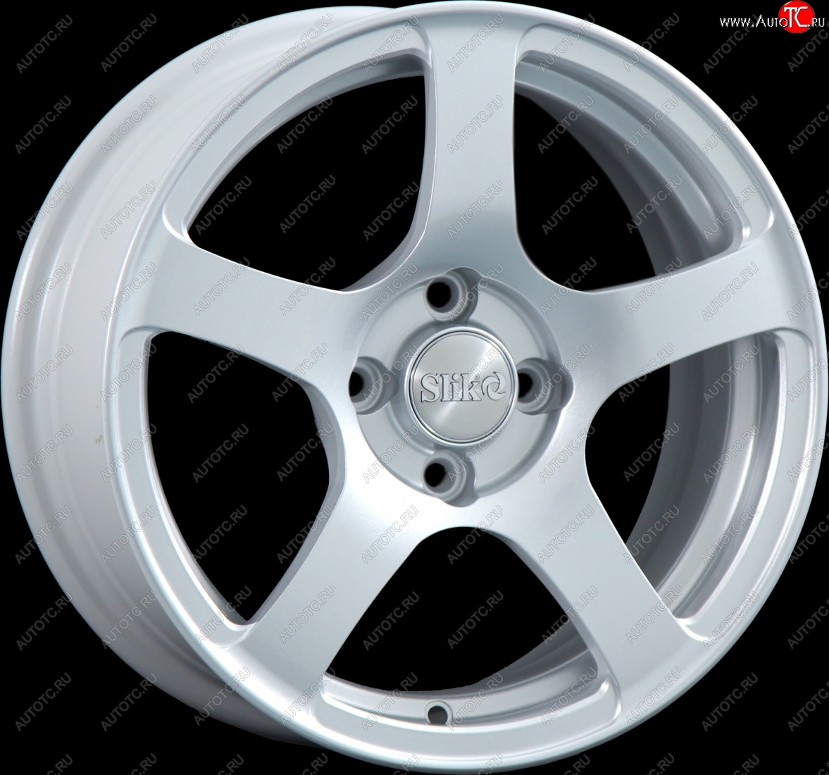 15 249 р. Кованый диск Slik Classik 6.5x15 (Яркое-блестящее серебро)   (Цвет: Яркое-блестящее серебро)  с доставкой в г. Керчь