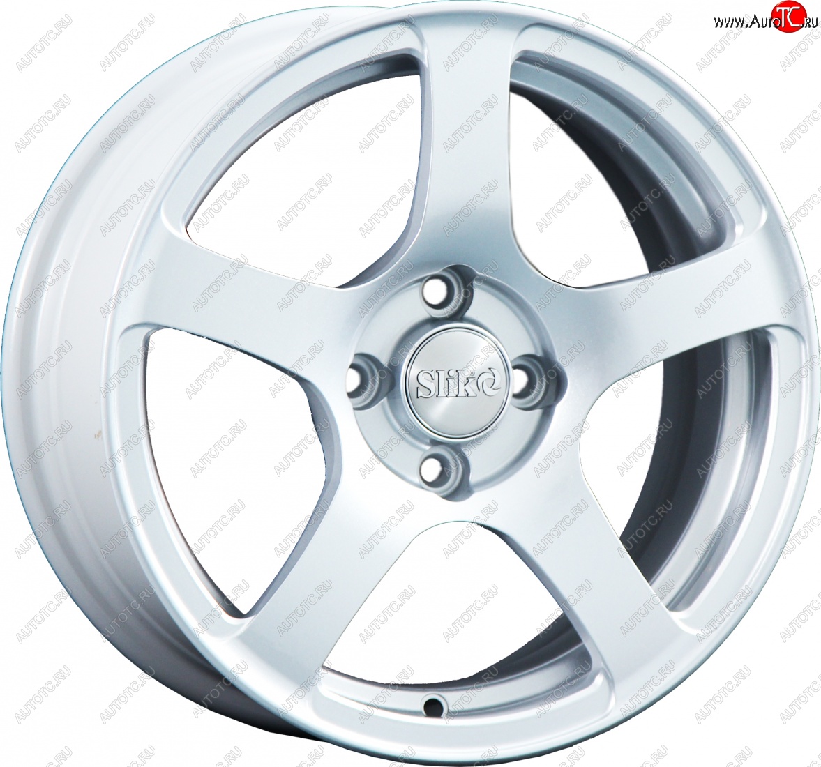 15 249 р. Кованый диск Slik Classik 6.5x15 (Белый)   (Цвет: Белый)  с доставкой в г. Керчь