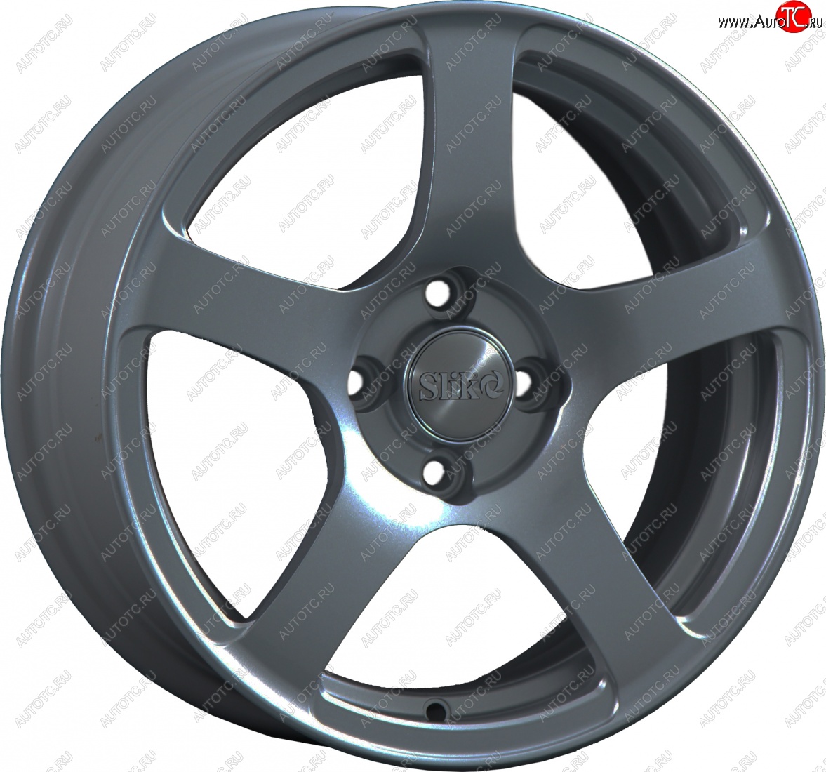 15 249 р. Кованый диск Slik Classik 6.5x15 (Металлик графит матовый)   (Цвет: Металлик графит матовый)  с доставкой в г. Керчь