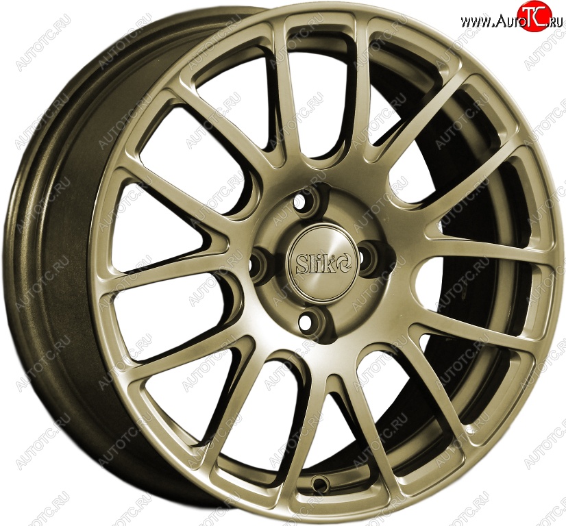 15 249 р. Кованый диск Slik Classik 6.5x15 (Металлик золотой)   (Цвет: Металлик золотой)  с доставкой в г. Керчь