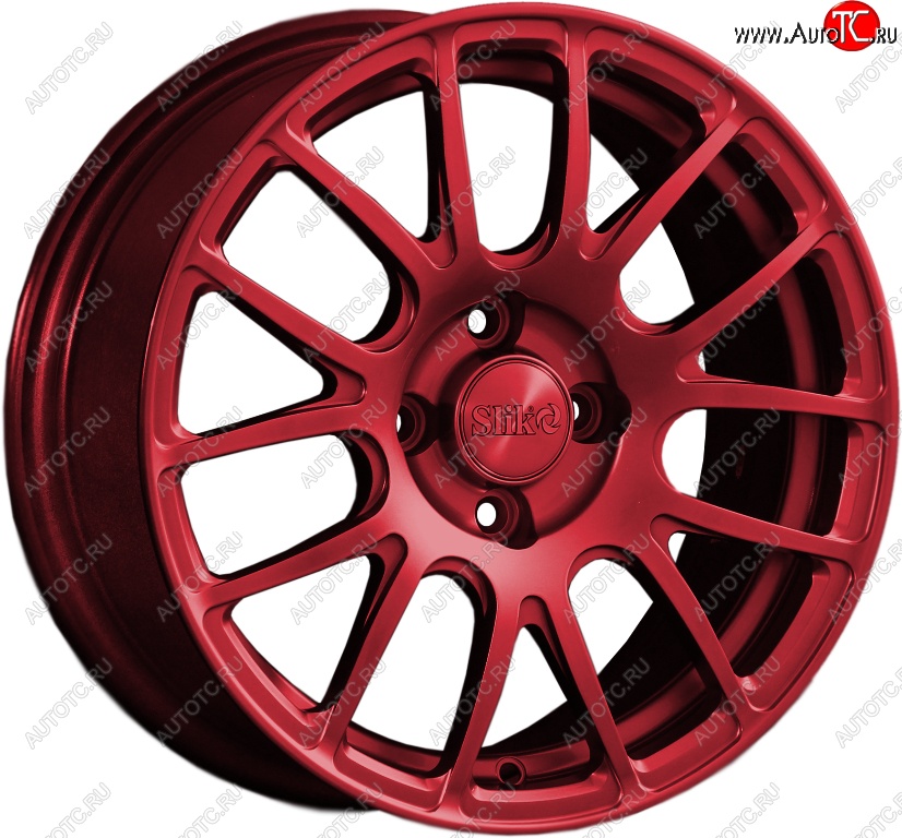 15 249 р. Кованый диск Slik Classik 6.5x15 (Красный)   (Цвет: Красный)  с доставкой в г. Керчь