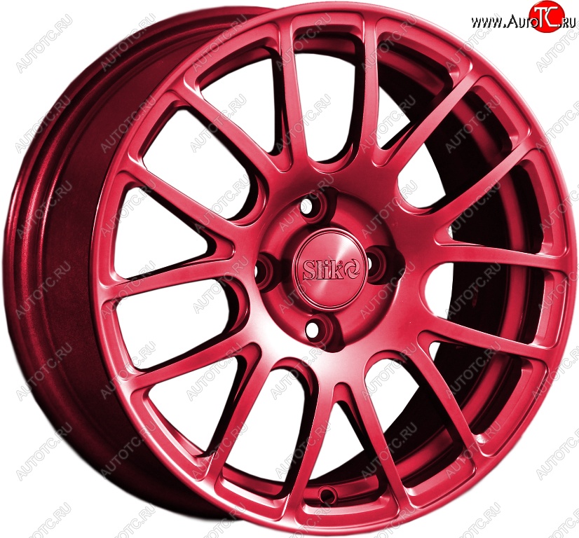 15 249 р. Кованый диск Slik Classik 6.5x15 (Candy рубиновый)   (Цвет: Candy рубиновый)  с доставкой в г. Керчь
