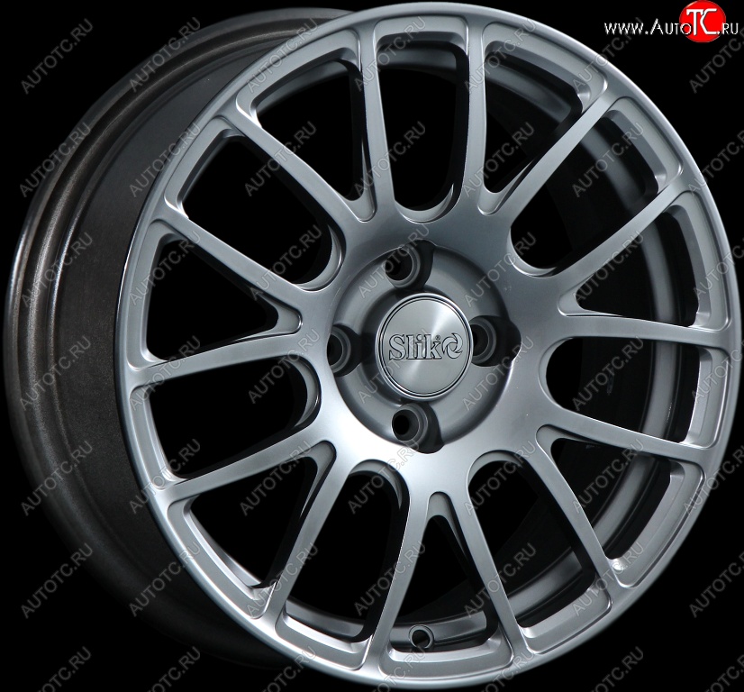 15 249 р. Кованый диск Slik Classik 6.5x15 (Серебристый темный)   (Цвет: Серебристый темный)  с доставкой в г. Керчь