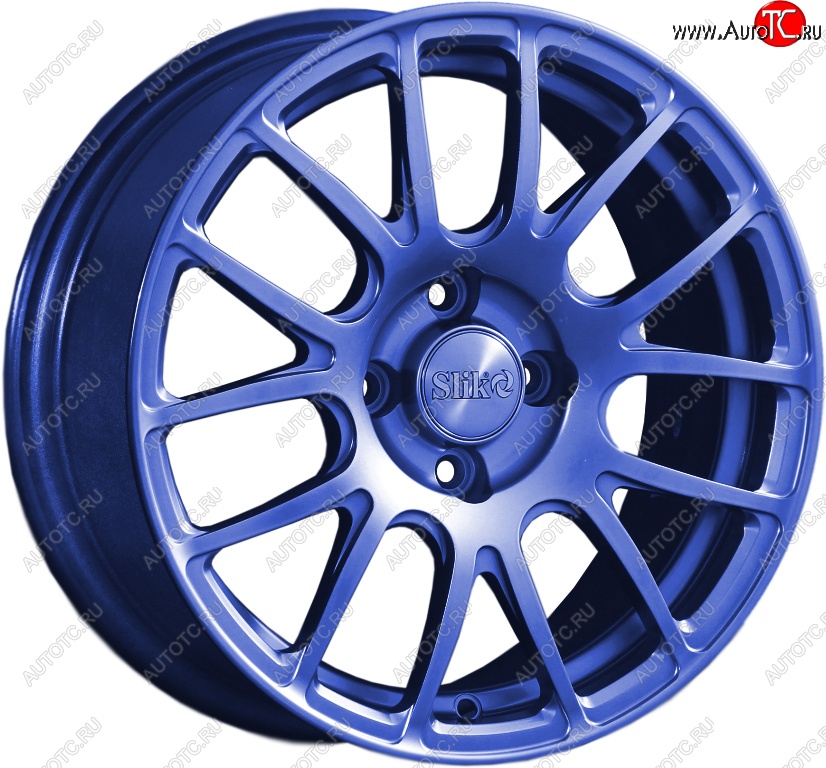 15 249 р. Кованый диск Slik Classik 6.5x15 (Синий)   (Цвет: Синий)  с доставкой в г. Керчь