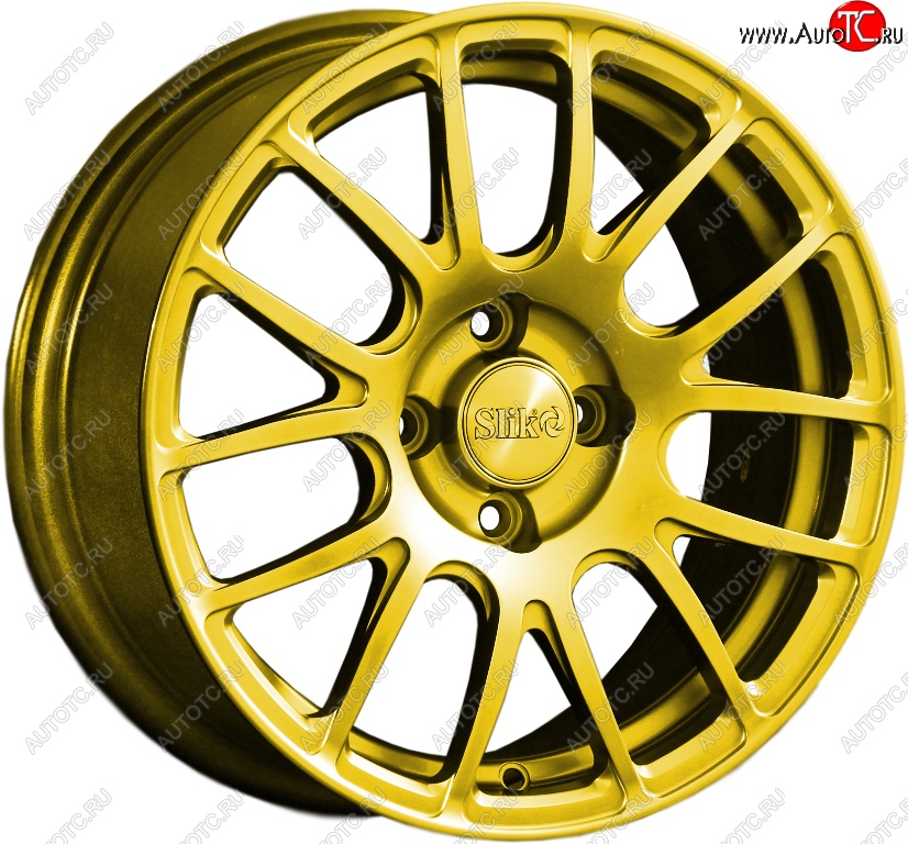 15 249 р. Кованый диск Slik Classik 6.5x15 (Ярко-желтый RAL 1021)   (Цвет: Ярко-желтый RAL 1021)  с доставкой в г. Керчь