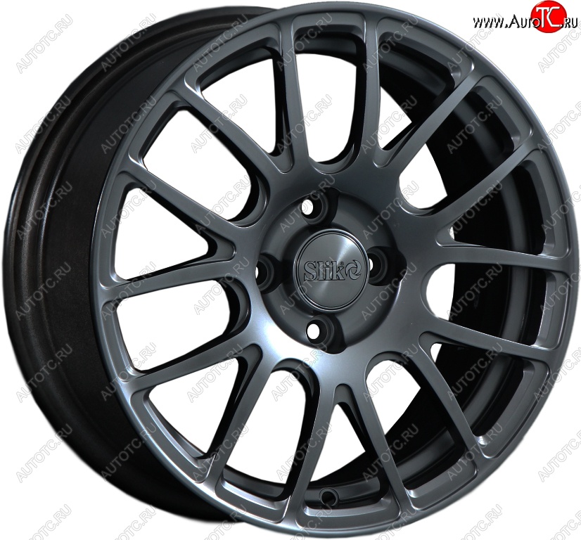 15 249 р. Кованый диск Slik Classik 6.5x15 (Металлик графит матовый)   (Цвет: Металлик графит матовый)  с доставкой в г. Керчь