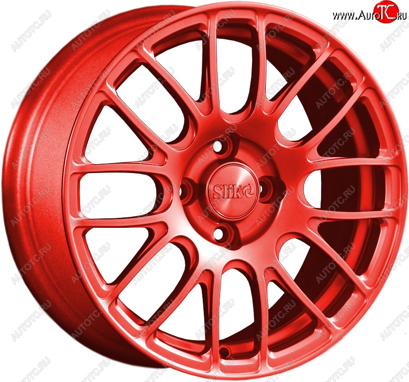 11 899 р. Кованый диск Slik Classik 6.5x15 (Candy алый)   (Цвет: Candy алый)  с доставкой в г. Керчь