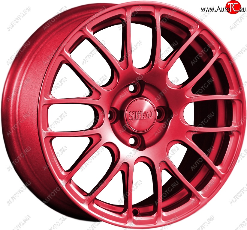 11 899 р. Кованый диск Slik Classik 6.5x15 (Candy рубиновый)   (Цвет: Candy рубиновый)  с доставкой в г. Керчь