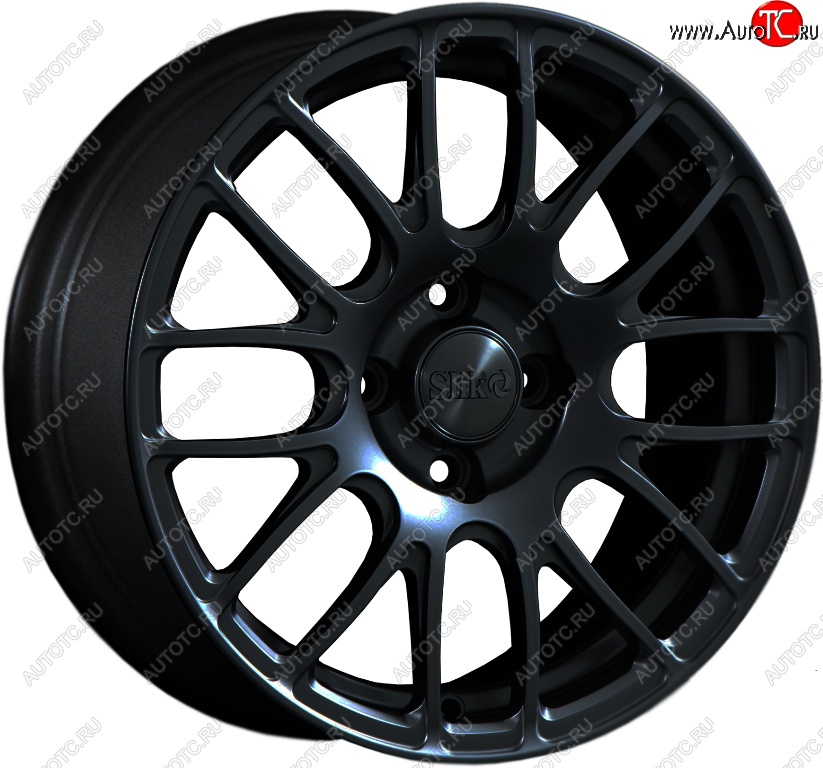 11 899 р. Кованый диск Slik Classik 6.5x15 (Черный глянцевый)   (Цвет: Черный глянцевый)  с доставкой в г. Керчь