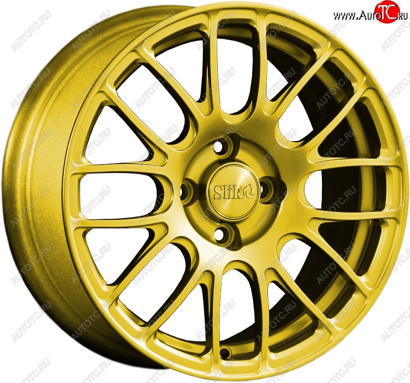 11 899 р. Кованый диск Slik Classik 6.5x15 (Ярко-желтый RAL 1021)   (Цвет: Ярко-желтый RAL 1021)  с доставкой в г. Керчь