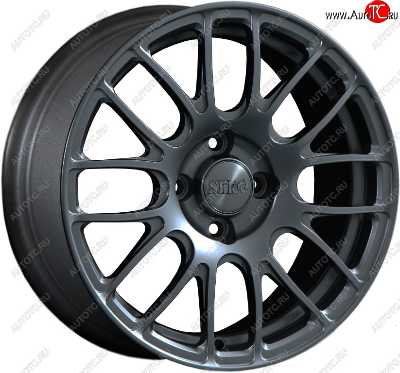 11 899 р. Кованый диск Slik Classik 6.5x15 (Металлик графит матовый)   (Цвет: Металлик графит матовый)  с доставкой в г. Керчь