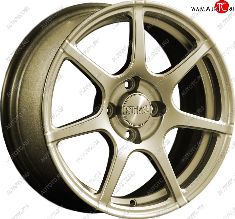 15 249 р. Кованый диск Slik Classik 6.5x15 (Металлик золотой)   (Цвет: Металлик золотой)  с доставкой в г. Керчь