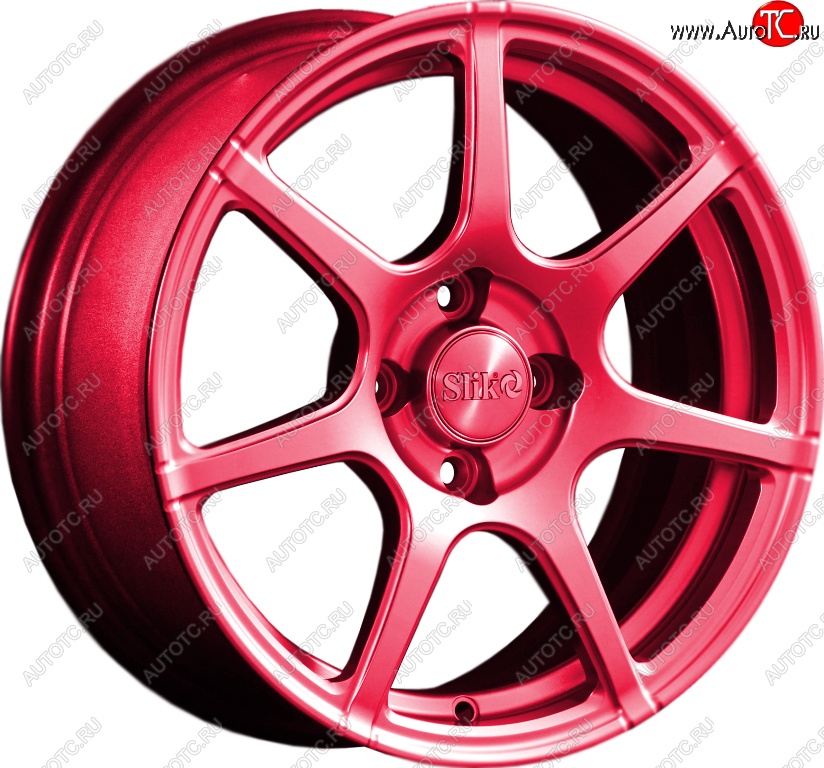 15 249 р. Кованый диск Slik Classik 6.5x15 (Candy рубиновый)   (Цвет: Candy рубиновый)  с доставкой в г. Керчь