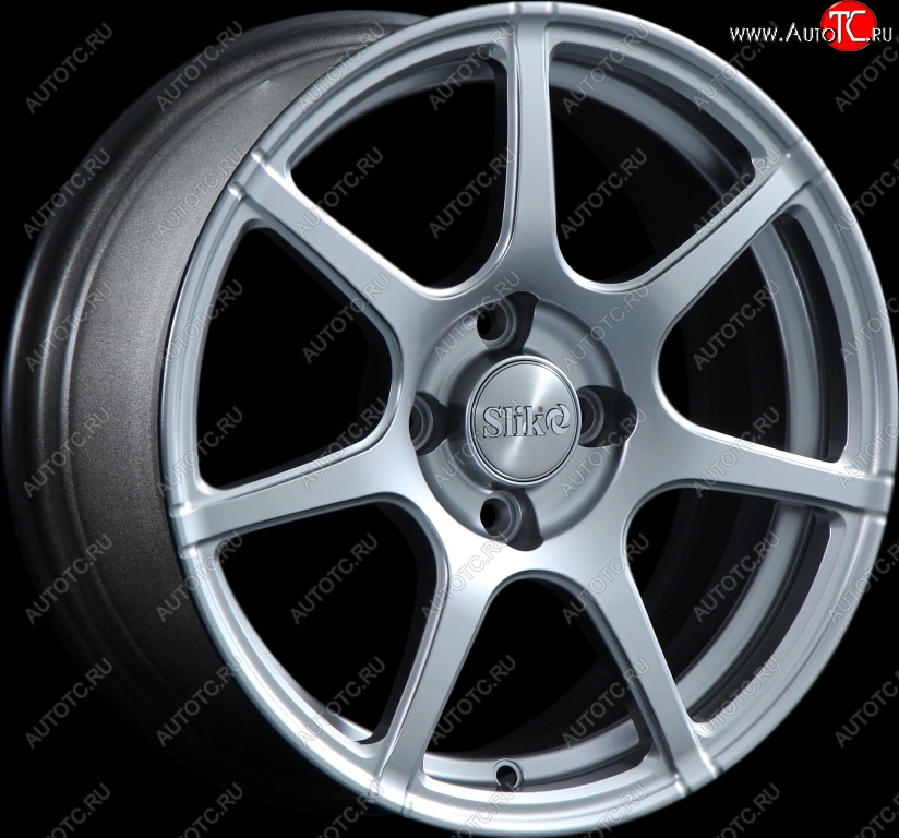 15 249 р. Кованый диск Slik Classik 6.5x15 (Серебристый светлый)   (Цвет: Серебристый светлый)  с доставкой в г. Керчь