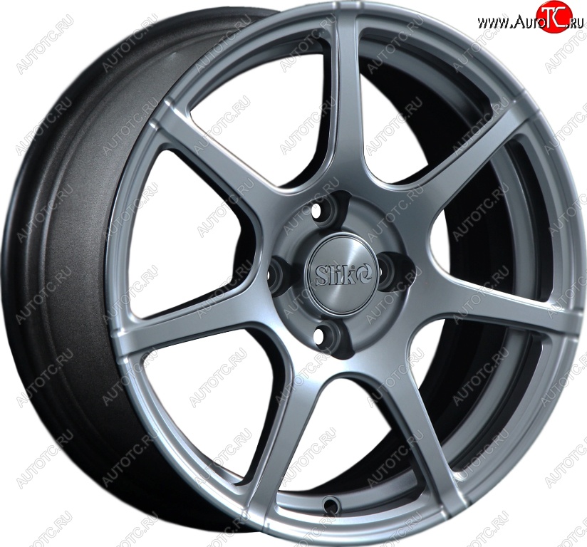 15 249 р. Кованый диск Slik Classik 6.5x15 (Серебристый тёмный)   (Цвет: Серебристый тёмный)  с доставкой в г. Керчь