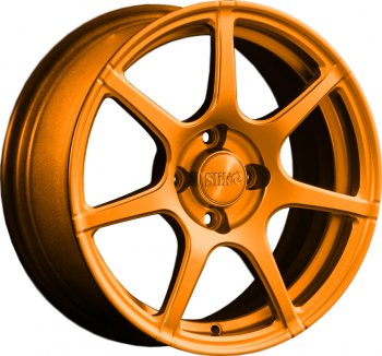 Кованый диск Slik Classik 6.5x15 (Candy медно-оранжевый матовый)  (Цвет: Candy медно-оранжевый матовый)