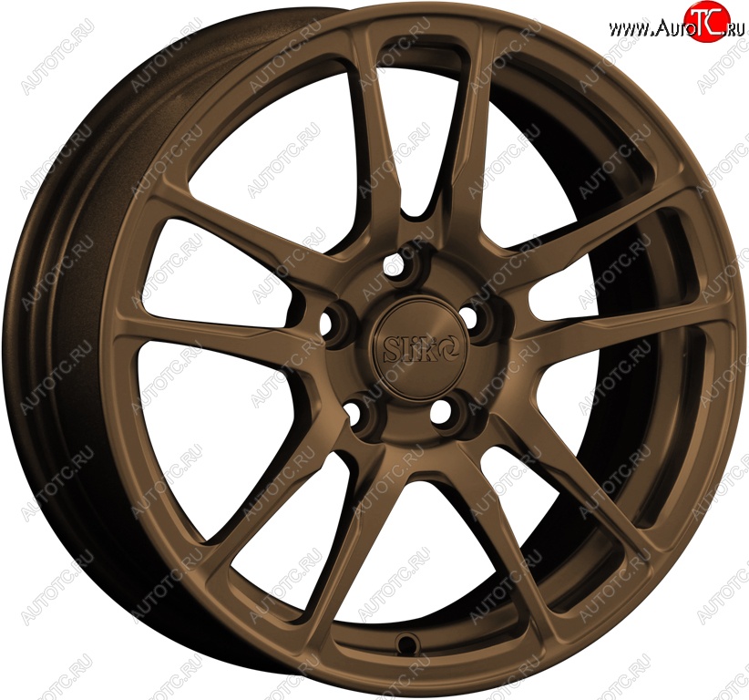 15 249 р. Кованый диск Slik Classik 6.5x15 (Металлик коньячная бронза. Матовый)   (Цвет: Металлик коньячная бронза. Матовый)  с доставкой в г. Керчь