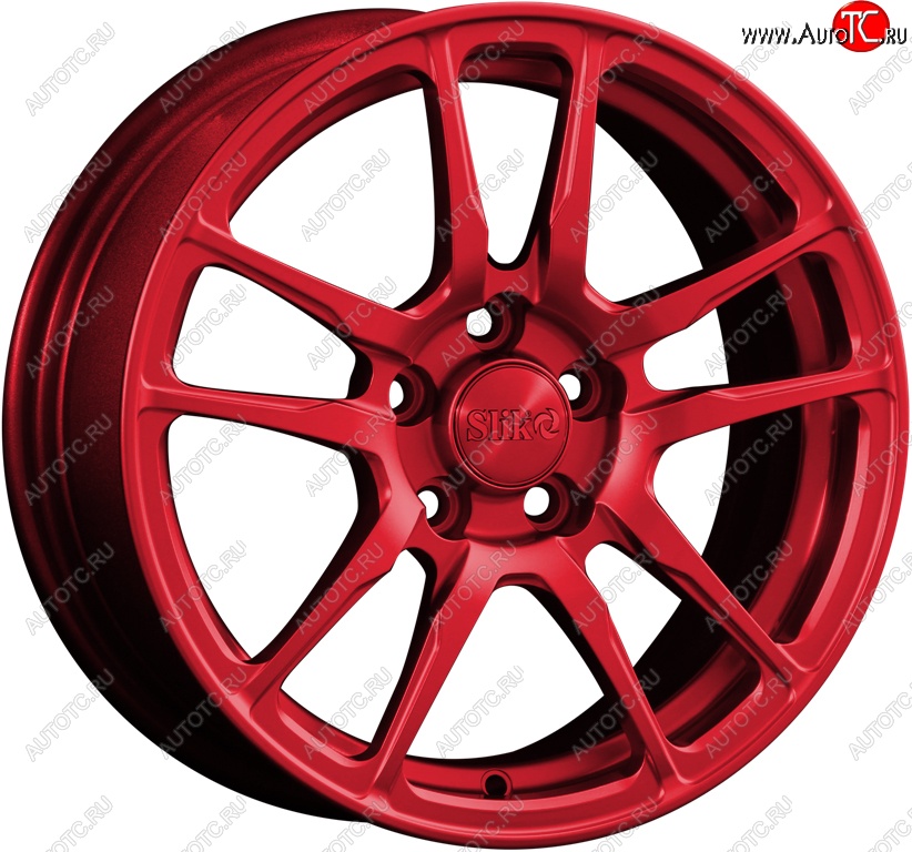 15 249 р. Кованый диск Slik Classik 6.5x15 (Красный)   (Цвет: Красный)  с доставкой в г. Керчь