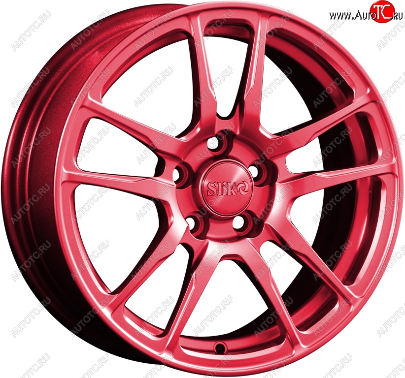 15 249 р. Кованый диск Slik Classik 6.5x15 (Candy рубиновый)   (Цвет: Candy рубиновый)  с доставкой в г. Керчь